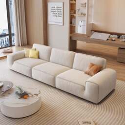 Rackhams Freya Three Seater Corner Sofa, Suede - Left Hand Facing - Others (Suede) - Three Seater Corner 330cm - thumbnail 2