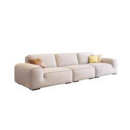 Rackhams Freya Three Seater Corner Sofa, Suede - Left Hand Facing - Others (Suede) - Three Seater Corner 330cm - thumbnail 5