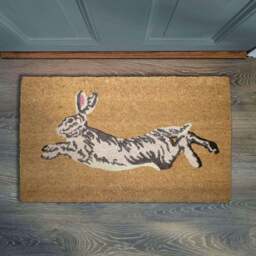 Rackhams Coir Doormat Hare Design 45X75 cm - thumbnail 2
