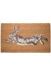 Rackhams Coir Doormat Hare Design 45X75 cm - thumbnail 1