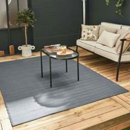 Rackhams Urban Outdoor Rug Anthracite - 1000 - 120X160 cm - thumbnail 5