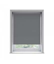 Rackhams No Drill Slate Grey Thermal Blackout Roller Blind (170cm Drop) - 70cm - thumbnail 1
