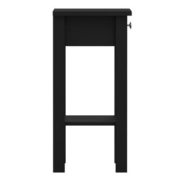 Rackhams Madrid Bedside Table with 1 Drawer in Matt Black - Black - Manufactured wood - 1 - thumbnail 4