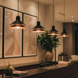 Rackhams 5 Watt LED Modern Black Pendant Light - thumbnail 3