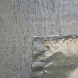 "Rackhams Silver Thermal Energy Saving Eyelet Curtain With Wave Pattern - Ideal For Living Room & Bedroom - 66"" (168cm) Width x 72"" (183cm) Drop" - thumbnail 4