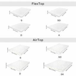 Rackhams Mattress Topper Memory Foam Cooling Gel Bamboo Charcoal 5cm 7cm 8cm 10cm - Double - LuxTop Double 10cm - thumbnail 4