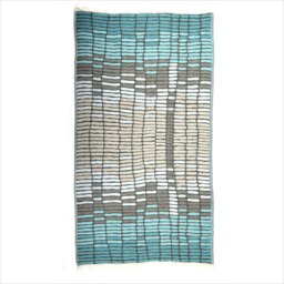 Rackhams Hipster Cotton Jacquard Hammam Towel - Fuchsia and Grey - thumbnail 3