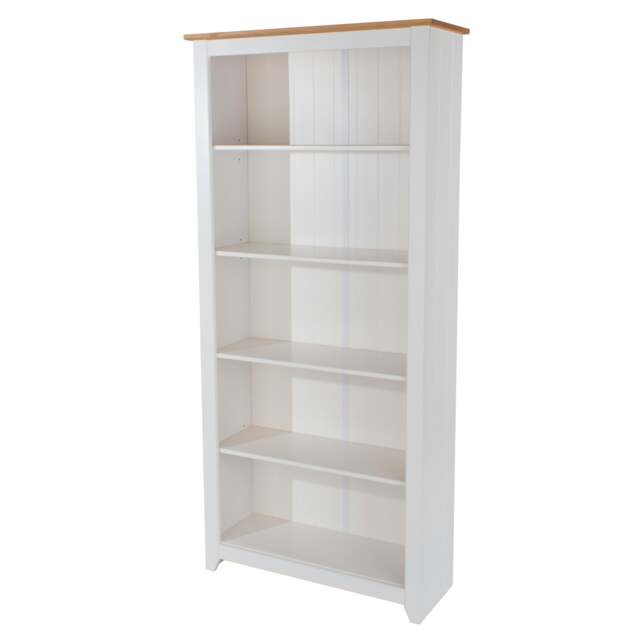 Rackhams Capri Tall 5 Shelf Bookcase - White - image 1