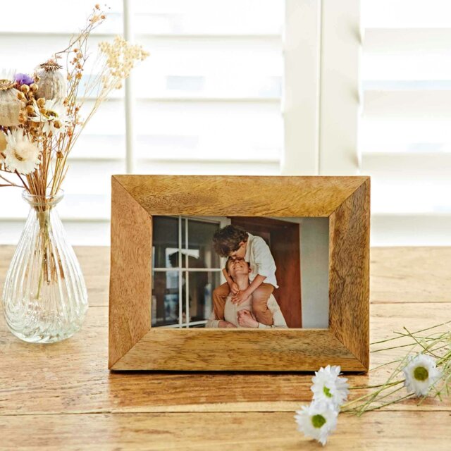 "Rackhams Lakadee Wooden Photo Frame - 6"" x 4""" - image 1