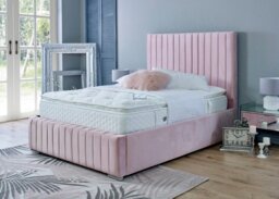 Rackhams Oxford Bed - Double - 4ft6 - Pink