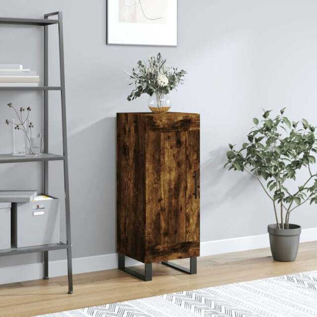 Rackhams Sideboard Smoked Oak 34.5x34x90 cm Engineered Wood