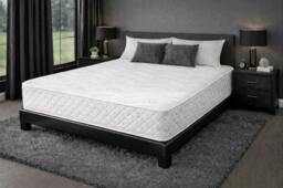 Rackhams Quality Memory Foam Open Coil Sprung Mattress - 10 INCH - Double - thumbnail 3