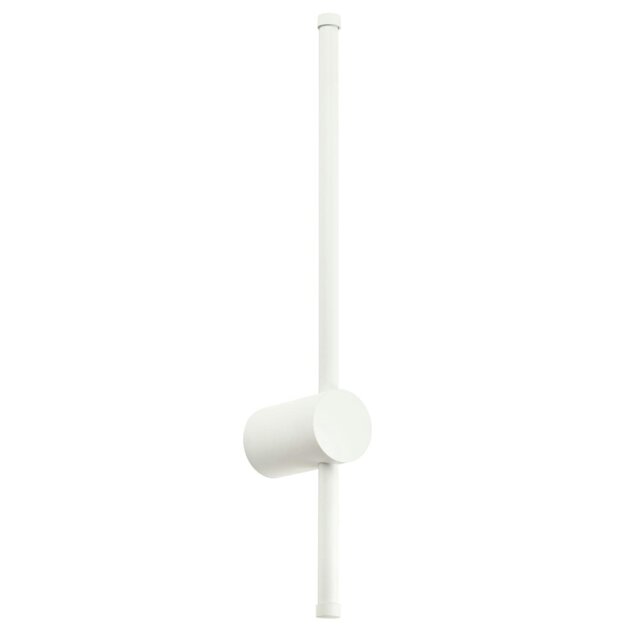 Rackhams Modern and Sleek Stick Style Ambient LED Wall Light Fitting in Matt White Sand - image 1