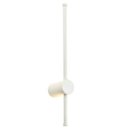 Rackhams Modern and Sleek Stick Style Ambient LED Wall Light Fitting in Matt White Sand - thumbnail 2