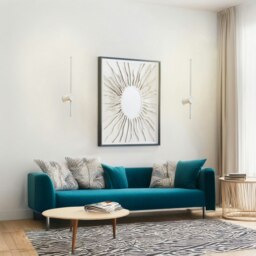 Rackhams Modern and Sleek Stick Style Ambient LED Wall Light Fitting in Matt White Sand - thumbnail 6