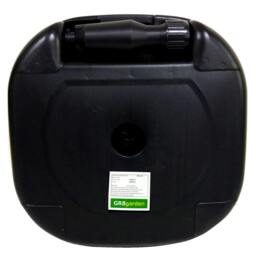 Rackhams Large 20L Black Plastic Parasol Base Umbrella Stand Sunshade Holder - Black - thumbnail 3