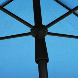 Rackhams Garden Parasol with Pole 210x140 cm Azure Blue - thumbnail 5