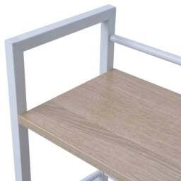 Rackhams Desk with 4-Tier Bookcase Oak - thumbnail 4
