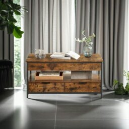 Rackhams Coffee Table with Storage Drawers - thumbnail 6