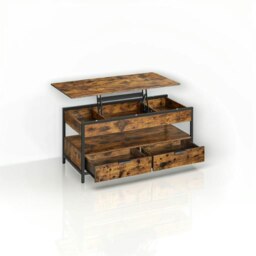 Rackhams Coffee Table with Storage Drawers - thumbnail 4