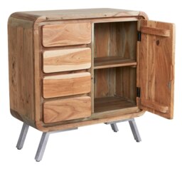 Rackhams Aaron Metal & Wood Medium Sideboard - Wood - 1 - thumbnail 5