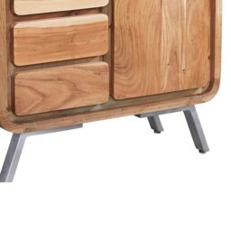 Rackhams Aaron Metal & Wood Medium Sideboard - Wood - 1 - thumbnail 6