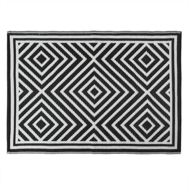 Rackhams The Gardener Reversible Tile Design Outdoor Patio Rug 120x170cm - image 1