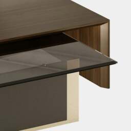 Rackhams Robert Center Table: Luxury Walnut & Beautiful Wood - thumbnail 3