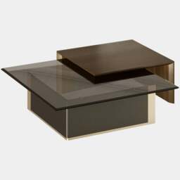 Rackhams Robert Center Table: Luxury Walnut & Beautiful Wood - thumbnail 2