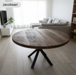 Rackhams Rustic Canadian Round Dining Table - 100cm - thumbnail 5