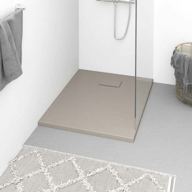 Rackhams Shower Base Tray SMC Brown 90x70 cm