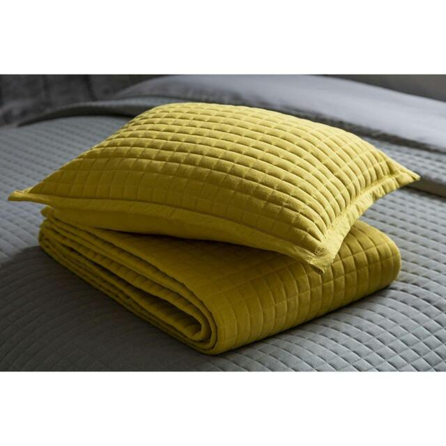 Rackhams Crompton Filled Cushion - Saffron Yellow - One Size - Saffron Yellow - 60% Cotton/40% Polyester