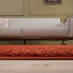 Rackhams Myshaggy Solid Terra Rug - 120X120 cm - thumbnail 5