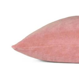 Rackhams Solo Velvet Square Cushion Cover - Pink - One Size - Pink - 100% Cotton - thumbnail 3