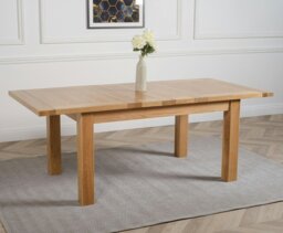 Rackhams Seattle Oak Extending Dining Table with Lola Fabric Chairs - 4 chairs - Grey - thumbnail 6