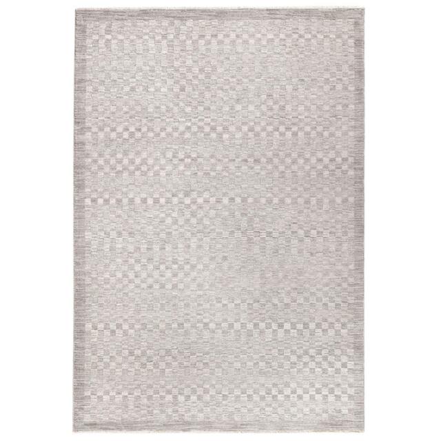 Rackhams Laurent LA02 Checkered Grey Rug - 120x160cm - image 1