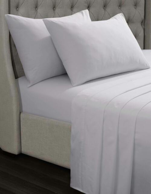 Rackhams Luxury 100% Cotton 35cm Deep Fitted Sheet Soft & Hypoallergenic - White - Single (90cm x 190cm) + Deep 35cm) - image 1