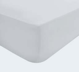 Rackhams Luxury 100% Cotton 35cm Deep Fitted Sheet Soft & Hypoallergenic - White - Single (90cm x 190cm) + Deep 35cm) - thumbnail 2