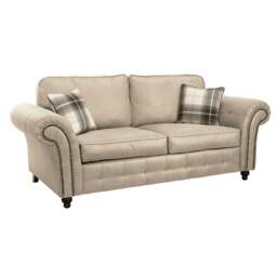 Rackhams Oakland Marble Leather 3 Seater Sofa - thumbnail 2