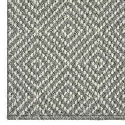 Rackhams Washable Designer Mat Diamond Grey - 132 - 57X90 cm - thumbnail 2