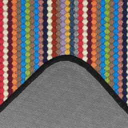 Rackhams Washable Multicolour Stripe Mats - 67X200 cm - thumbnail 3