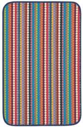 Rackhams Washable Multicolour Stripe Mats - 67X200 cm - thumbnail 2