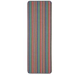 Rackhams Washable Multicolour Stripe Mats - 67X200 cm