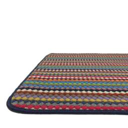 Rackhams Washable Multicolour Stripe Mats - 67X200 cm - thumbnail 5