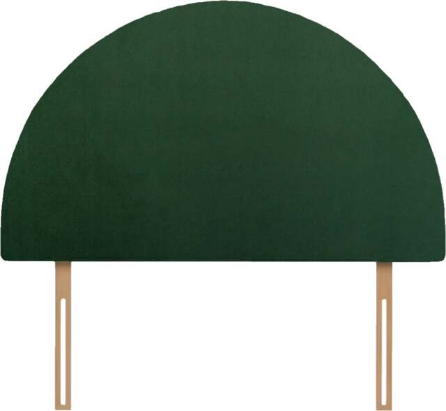 Rackhams Hibiscus Headboard Double - Bottle Green - Bottle Green - image 1