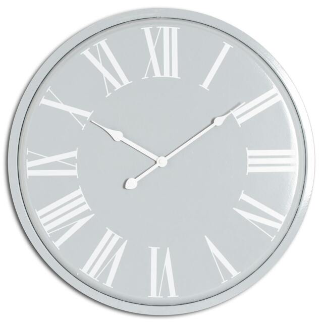 Rackhams Rothay Wall Clock - Grey - 49cm x 4cm x 49cm - Grey - 100% Mixed - image 1