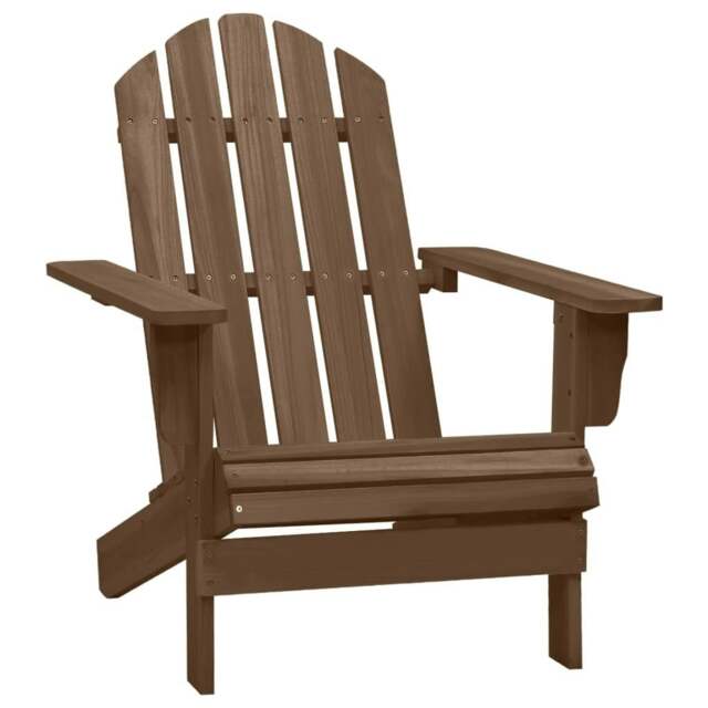 Rackhams Garden Chair Wood Brown - image 1