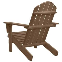Rackhams Garden Chair Wood Brown - thumbnail 4