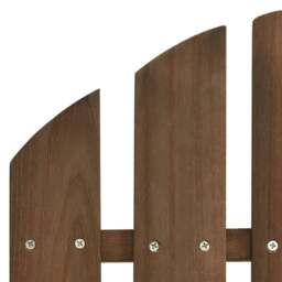 Rackhams Garden Chair Wood Brown - thumbnail 5