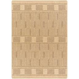 Rackhams Mirage-Cottage Tan Brown Fringe In- & Outdoor Jute-Look Rug - 80 x 220 cm - thumbnail 3